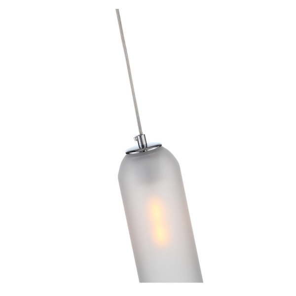 SL1145.153.01 Светильник подвесной ST-Luce Хром/Белый E27 1*60W CALLANA, изображение 3