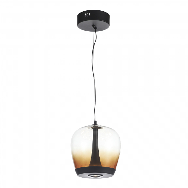 SL6014.413.01 Светильник подвесной ST-Luce Черный/Коричневый, Черный LED 1*17W 3000K RIPPLE, изображение 5