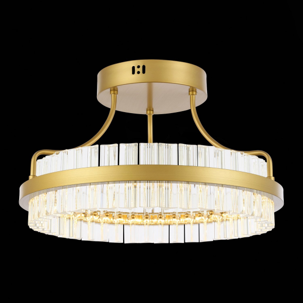 SL383.202.01 Светильник потолочный ST-Luce Матовое золото/Прозрачный LED 1*34W 3000K CHERIO, изображение 5
