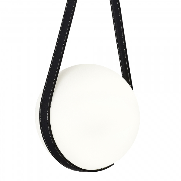 SL2002.413.01 Светильник подвесной ST-Luce Черный/Белый E27 1*60W MOONBAG, изображение 3