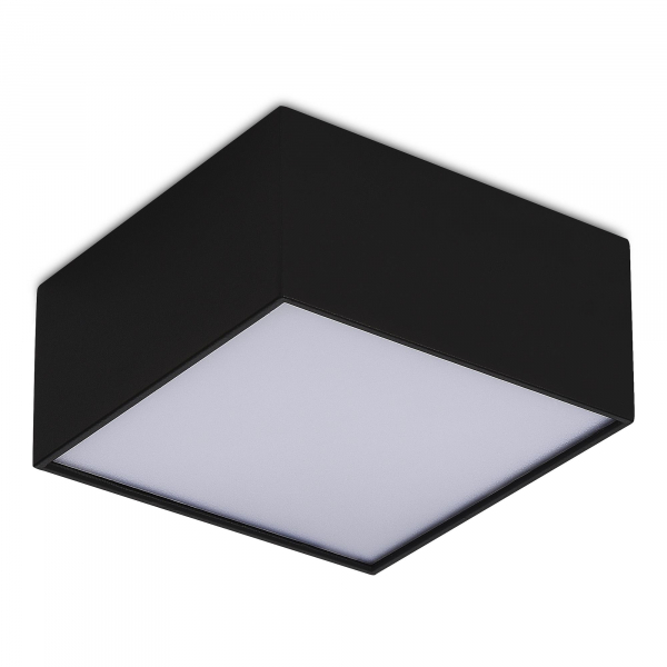 ST608.442.12 Светильник потолочный Черный LED 1*12W 4000K 1 080Lm Ra&gt;90 120° IP20 L120xW120xH55 220V Накладные светильники, изображение 2