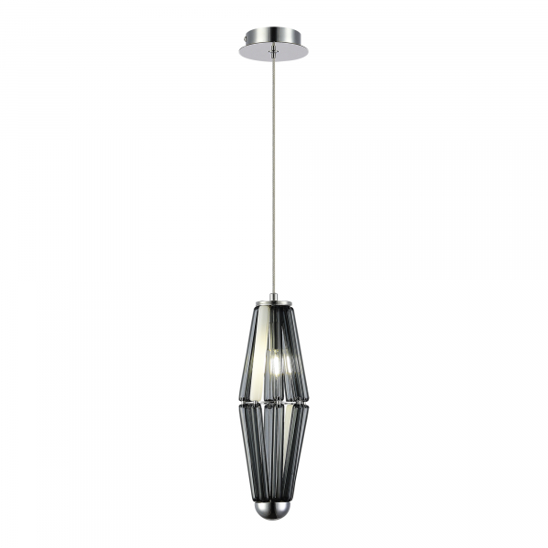 SL1242.103.01 Светильник подвесной ST-Luce Хром/Дымчатый G9 1*5W 4000K CIARA