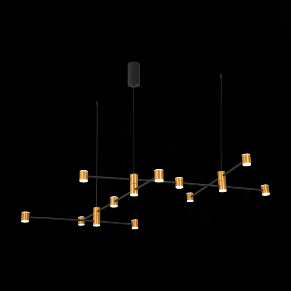 SL1596.423.22 Светильник подвесной ST-Luce Золотистый, Черный/Белый LED 22*3W 3000K ANICHITA, изображение 5
