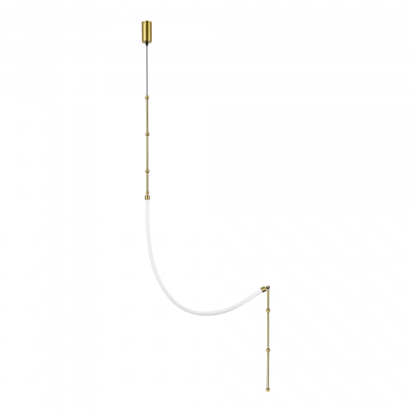 SL6132.301.20 Светильник настенно-потолочный ST-Luce Латунь/Белый LED 1*20W 3000K STRAP