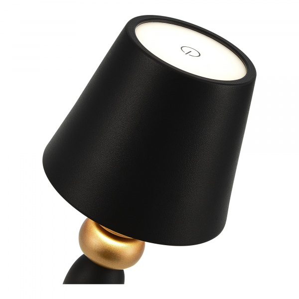 SL1011.414.01 Прикроватная лампа ST-Luce Черный, Золотистый/Черный LED 1*3W 3000-6000K EASE, изображение 6
