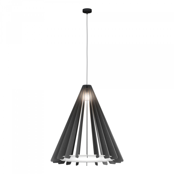 SL3002.413.01 Светильник подвесной ST-Luce Черный/Серый E27 1*60W SENTITO