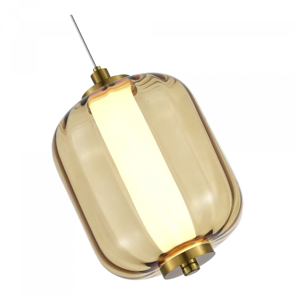 SL1193.303.01 Подвес ST-Luce Латунь/Янтарный LED 1*11W 3000K SUMMER, изображение 3