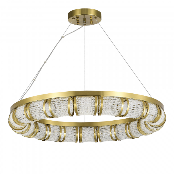 SL6011.303.01 Светильник подвесной ST-Luce Латунь/Прозрачный LED 1*50W ESME, изображение 2