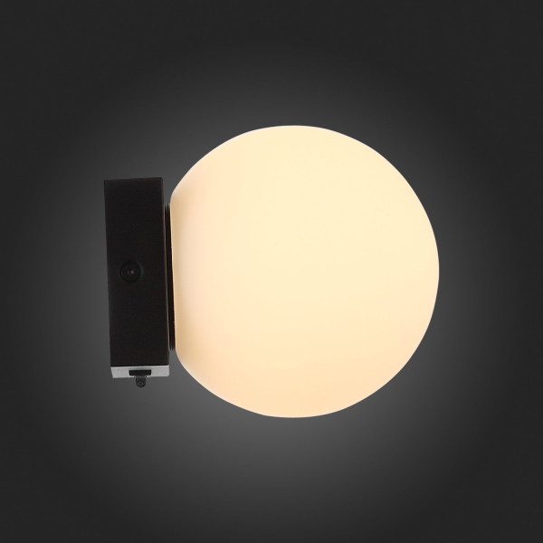 SL1581.401.01 Светильник настенный ST-Luce Черный/Белый LED 1*5W 3200K BOTELLI, изображение 10