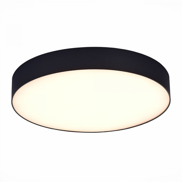 ST606.432.36 Светильник потолочный Черный LED 1*36W 3000K 3 240Lm Ra&gt;90 120° IP20 D300xH55 220V Накладные светильники