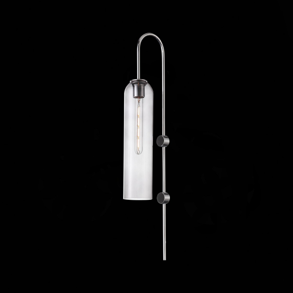 SL1145.141.01 Светильник настенный ST-Luce Хром/Дымчатый E27 1*60W CALLANA, изображение 4