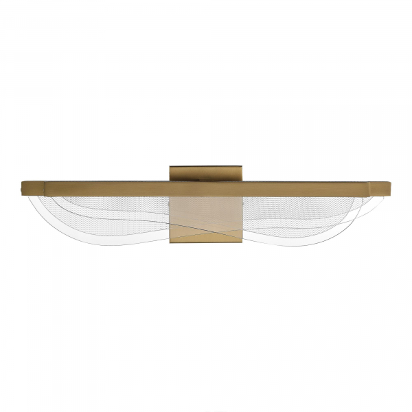 SL6509.201.01 Светильник настенный ST-Luce Золотистый/Прозрачный LED 1*18W 4000K FESALE, изображение 2