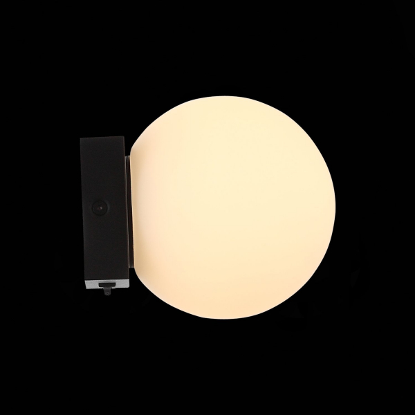 SL1581.401.01 Светильник настенный ST-Luce Черный/Белый LED 1*5W 3200K BOTELLI, изображение 6