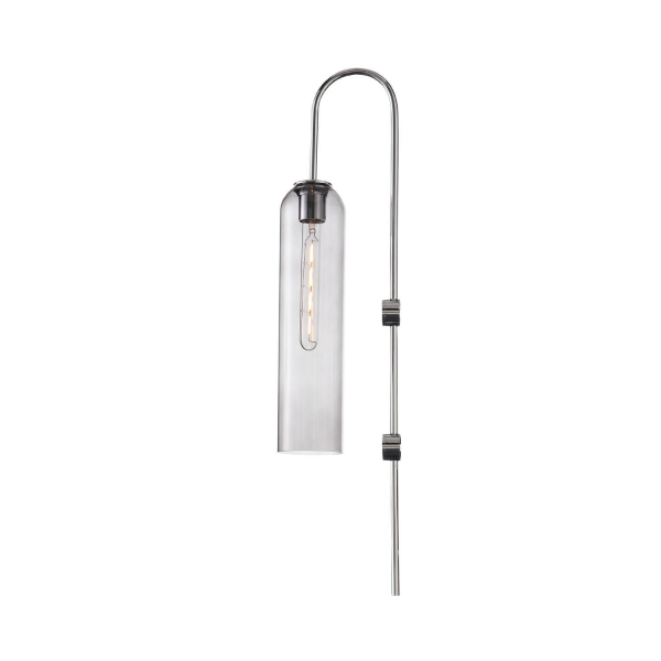 SL1145.141.01 Светильник настенный ST-Luce Хром/Дымчатый E27 1*60W CALLANA, изображение 2