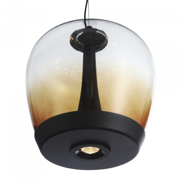 SL6014.413.01 Светильник подвесной ST-Luce Черный/Коричневый, Черный LED 1*17W 3000K RIPPLE, изображение 3