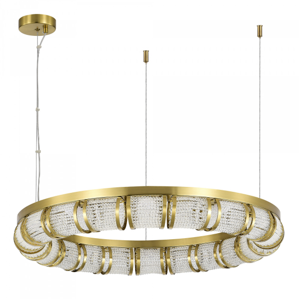 SL6011.303.01 Светильник подвесной ST-Luce Латунь/Прозрачный LED 1*50W ESME, изображение 4