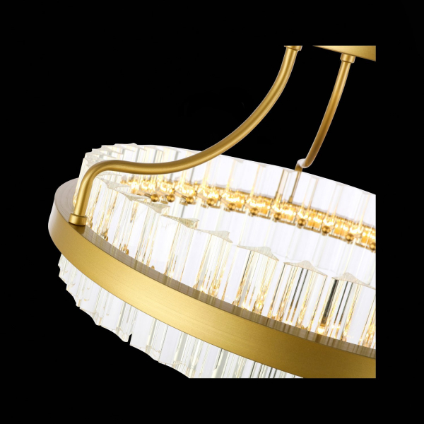 SL383.202.01 Светильник потолочный ST-Luce Матовое золото/Прозрачный LED 1*34W 3000K CHERIO, изображение 6