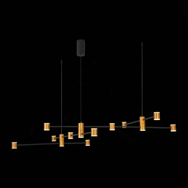 SL1596.423.22 Светильник подвесной ST-Luce Золотистый, Черный/Белый LED 22*3W 3000K ANICHITA, изображение 6