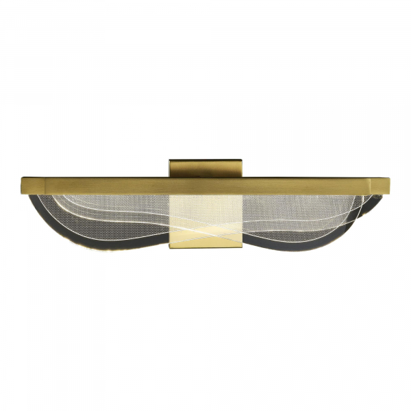SL6509.201.01 Светильник настенный ST-Luce Золотистый/Прозрачный LED 1*18W 4000K FESALE, изображение 3