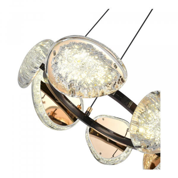 SL6018.203.48 Светильник подвесной ST-Luce Черный/Золотистый LED 1*48W 4000K ENIGMA, изображение 3