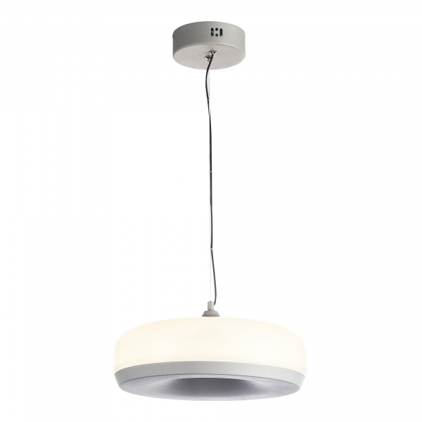 SL6014.503.01 Светильник подвесной ST-Luce Серый/Молочный LED 1*42W 3000K RIPPLE