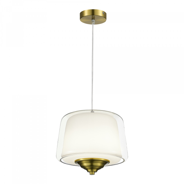 SL6127.303.01 Светильник подвесной ST-Luce Латунь/Белый, Прозрачный LED 1*18W 3000K PANDORA, изображение 2