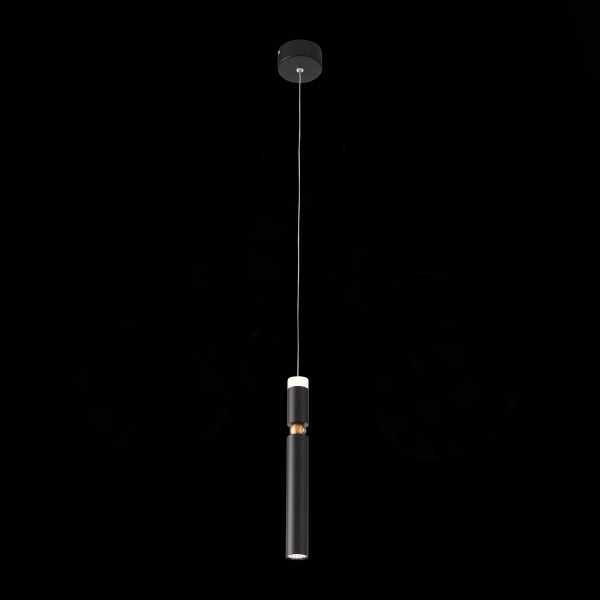 SL1592.403.01 Светильник подвесной ST-Luce Черный/Белый LED 1*6W 3000K Подвесные светильники, изображение 5