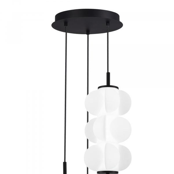 SL6121.403.03 Светильник подвесной ST-Luce Черный/Белый LED 3*8W 3000K TALISMAN, изображение 4