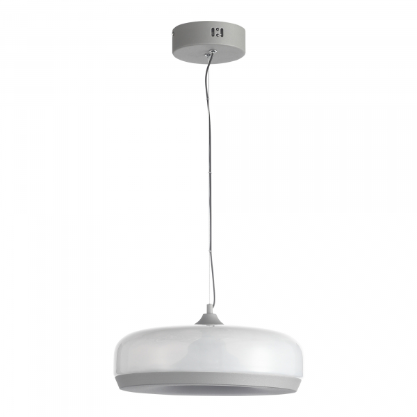 SL6014.503.01 Светильник подвесной ST-Luce Серый/Молочный LED 1*42W 3000K RIPPLE, изображение 2
