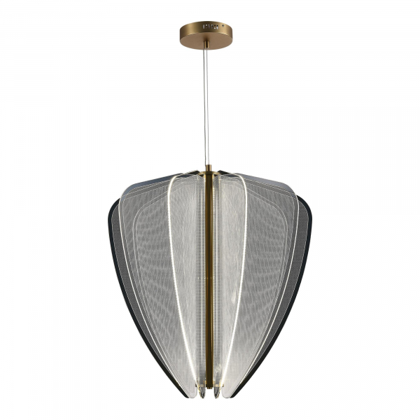 SL6509.213.01 Светильник подвесной ST-Luce Золотистый/Прозрачный LED 1*75W 4000K FESALE, изображение 3