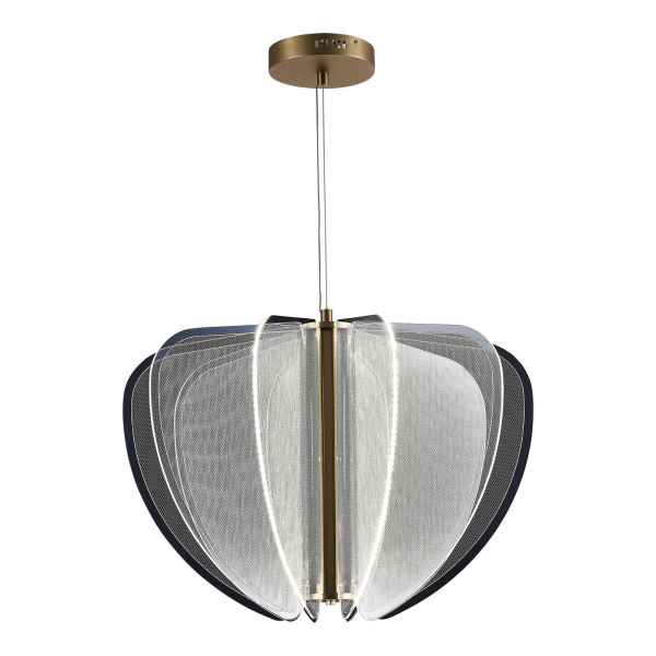 SL6509.203.01 Светильник подвесной ST-Luce Золотистый/Прозрачный LED 1*45W 4000K FESALE, изображение 3