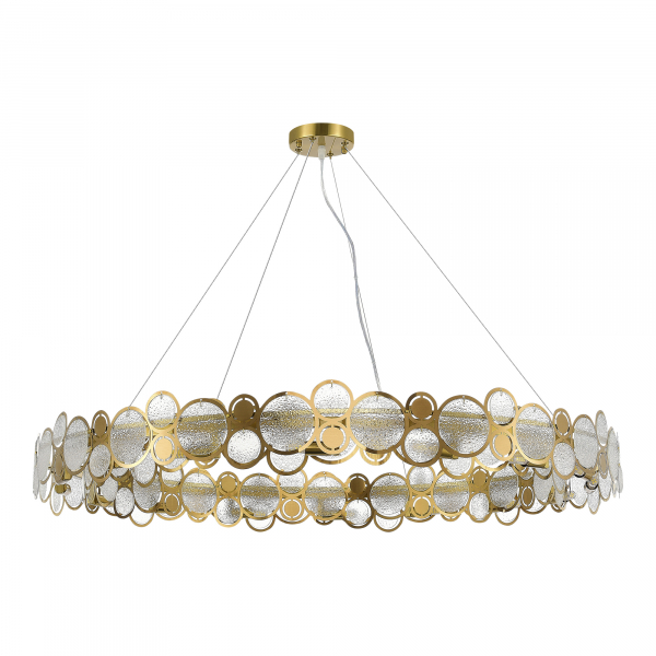 SL6133.303.16 Светильник подвесной ST-Luce Латунь/Прозрачный G9 16*5W 4000K SWATCH, изображение 2