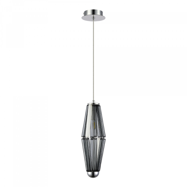 SL1242.103.01 Светильник подвесной ST-Luce Хром/Дымчатый G9 1*5W 4000K CIARA, изображение 2