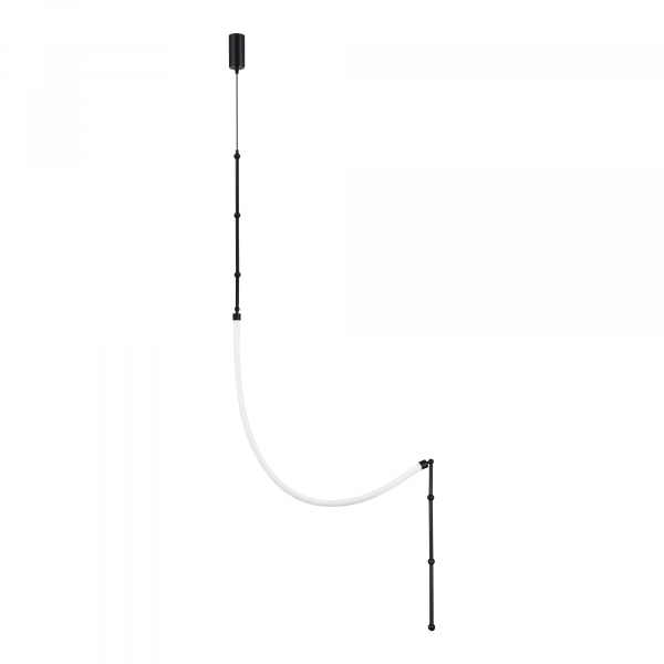 SL6132.401.20 Светильник настенно-потолочный ST-Luce Черный/Белый LED 1*20W 3000K STRAP