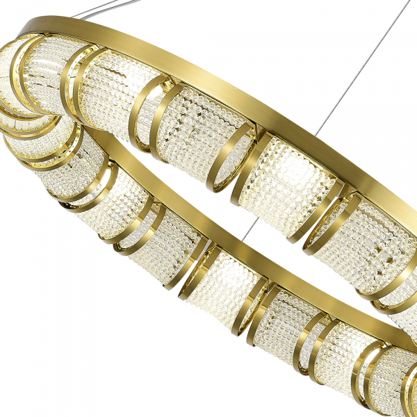 SL6011.303.01 Светильник подвесной ST-Luce Латунь/Прозрачный LED 1*50W ESME, изображение 5