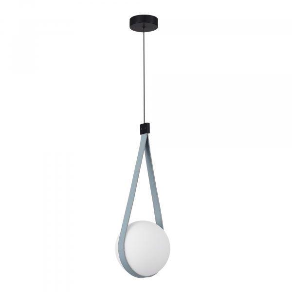 SL2002.423.01 Светильник подвесной ST-Luce Черный, Голубой/Белый E27 1*60W MOONBAG, изображение 2