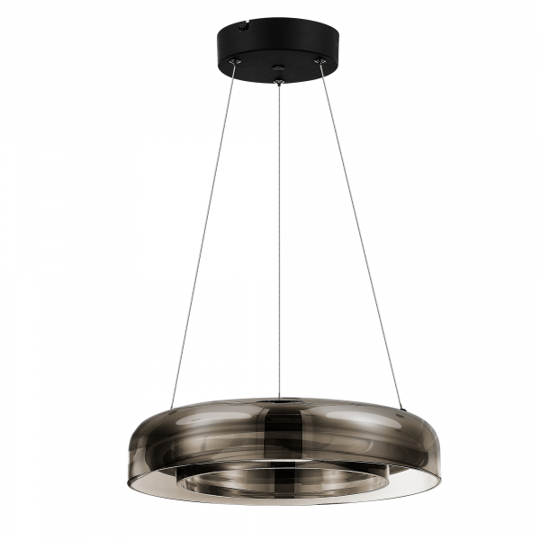 SL6019.323.01 Светильник подвесной ST-Luce Черный/Дымчатый, Белый LED 1*18W 3000K FORAY, изображение 2