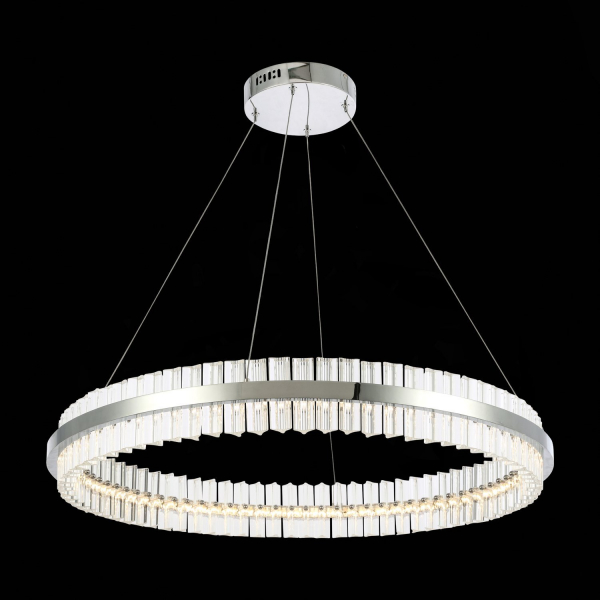 SL383.123.01 Светильник подвесной ST-Luce Хром/Прозрачный LED 1*60W 3000K CHERIO, изображение 3