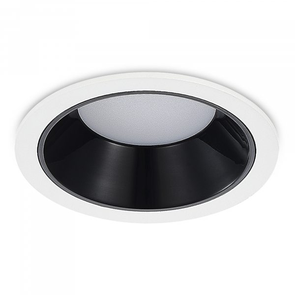 ST755.438.07 Св-к встр. Черный LED 1*7W 3000K 630Lm Ra80 120° IP20 D85xH45 100-240V Встраиваемые светильники, изображение 2