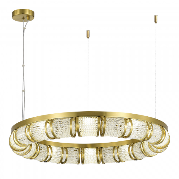 SL6011.303.01 Светильник подвесной ST-Luce Латунь/Прозрачный LED 1*50W ESME, изображение 3