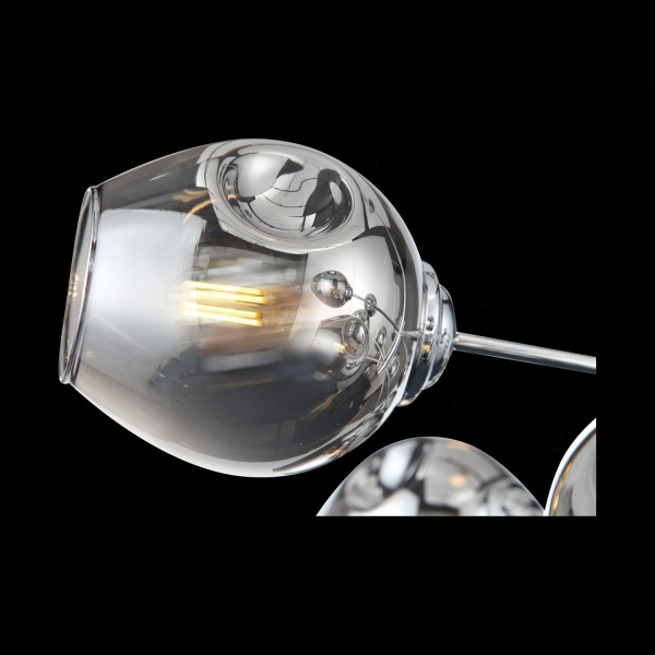 SL1500.103.12 Светильник подвесной ST-Luce Хром/Дымчатый E14 12*40W FOVIA, изображение 8