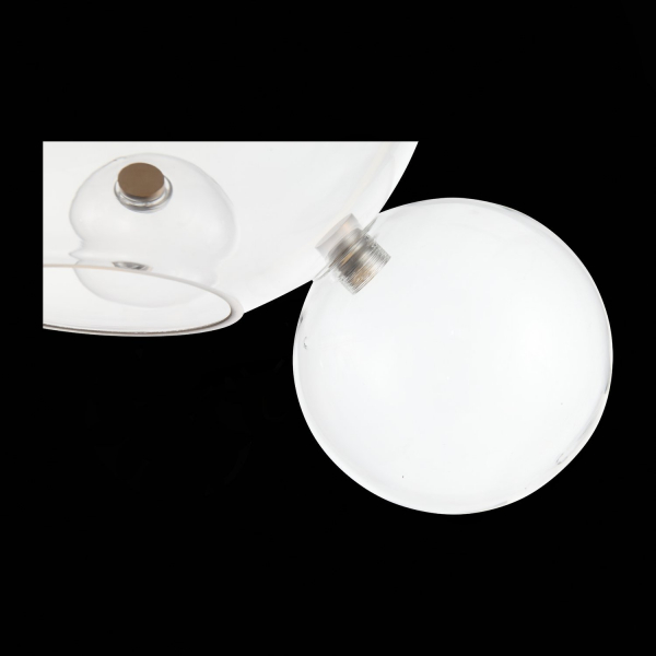 SL1133.203.03 Светильник подвесной ST-Luce Белый,Латунь/Прозрачный LED 3*14W 3000K  (из 4-х коробок) BOPONE, изображение 8