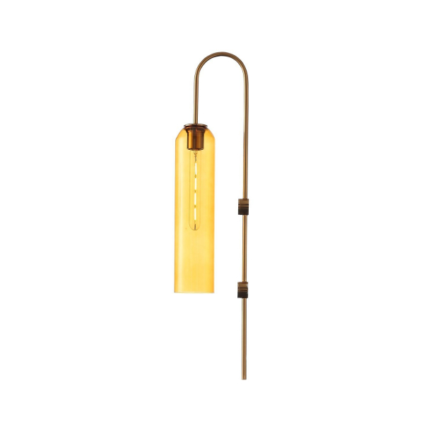 SL1145.391.01 Светильник настенный ST-Luce Латунь/Янтарный E27 1*60W CALLANA, изображение 2