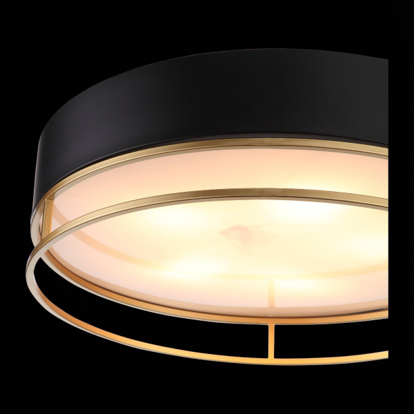 SL1127.432.05 Светильник потолочный ST-Luce Черный, Матовое золото/Белый E27 5*40W CHODO, изображение 8