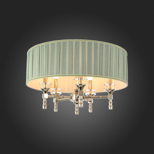 SL1121.103.05 Светильник подвесной ST-Luce Никель/Оливковый E14 5*40W OLEO, изображение 7