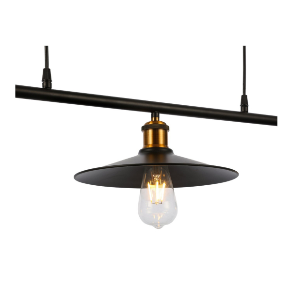 SLE120503-03 Светильник подвесной Черный/Черный E27 3*60W ESPERAZZA, изображение 3