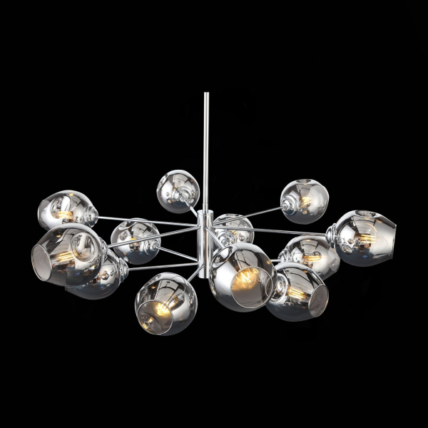 SL1500.103.12 Светильник подвесной ST-Luce Хром/Дымчатый E14 12*40W FOVIA, изображение 9
