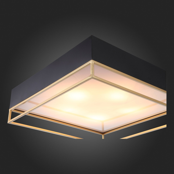 SL1127.422.05 Светильник потолочный ST-Luce Черный, Матовое золото/Белый E27 5*40W CHODO, изображение 12