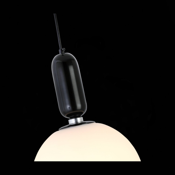 SL1220.403.01 Светильник подвесной ST-Luce Черный/Белый E27 1*60W RIETTA, изображение 4