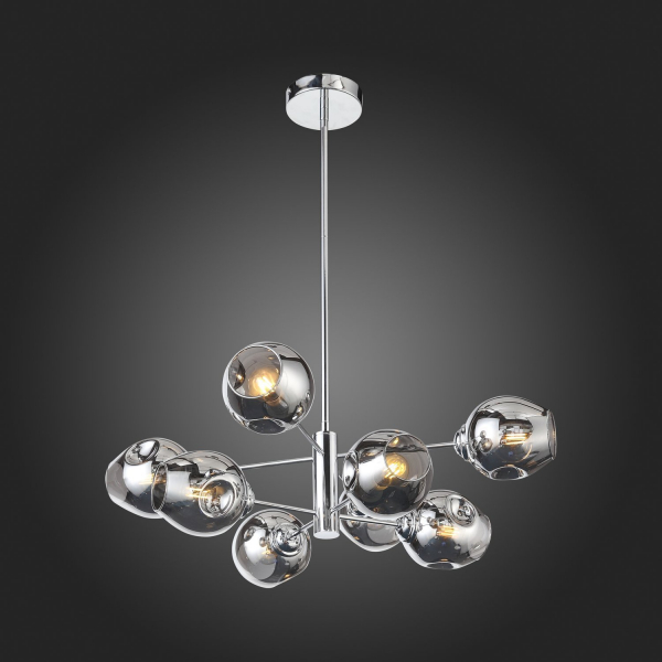 SL1500.103.08 Светильник подвесной ST-Luce Хром/Дымчатый E14 8*40W FOVIA, изображение 7